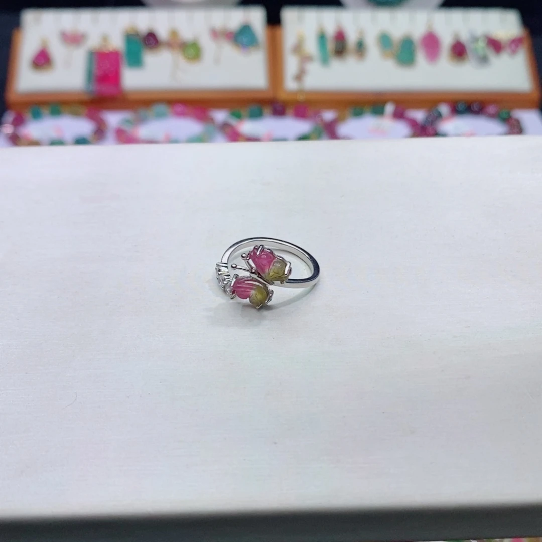 未镶嵌戒指m碧玺