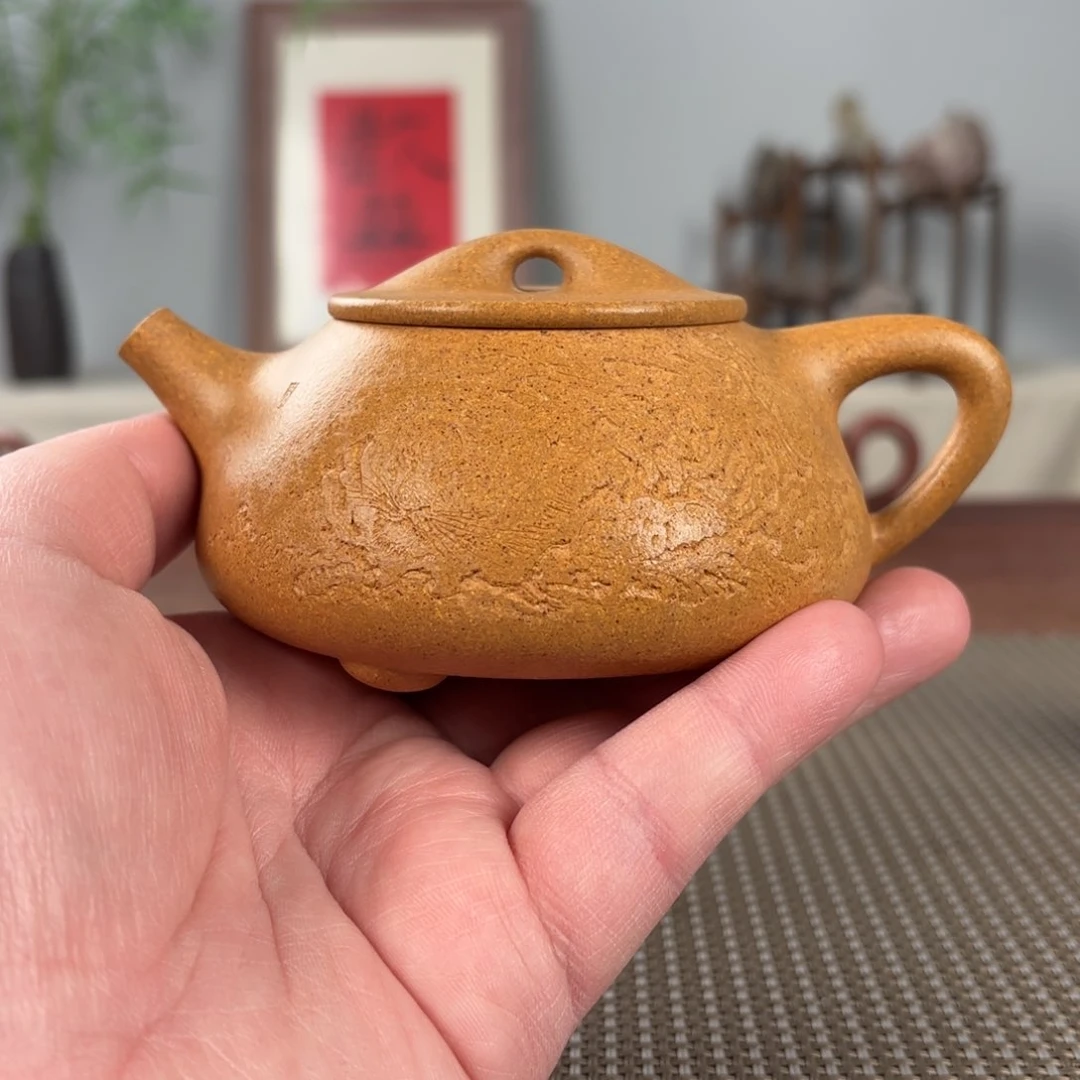 紫砂茶壶黄龙山原矿紫砂壶