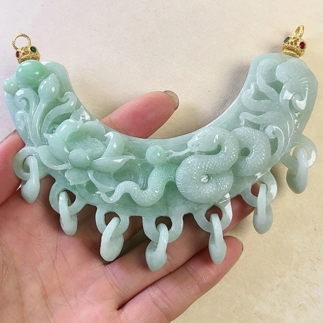 【闪购商品】翡翠颈饰未镶嵌挂件