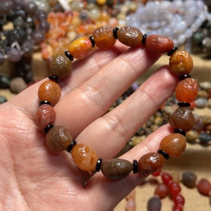 玛瑙/玉髓合金手链