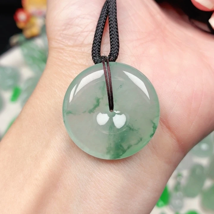 颈饰未镶嵌翡翠缅甸天然A货翡翠