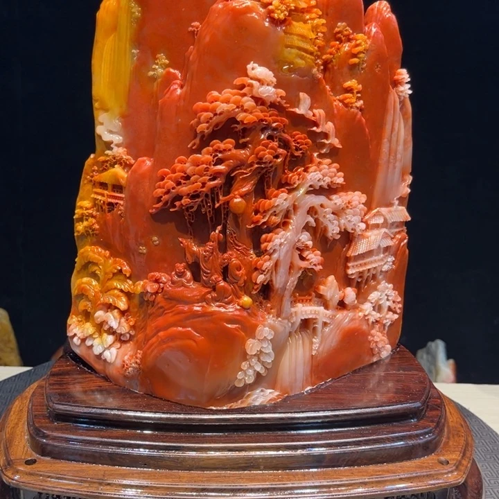 寿山石太**主寿山石摆件