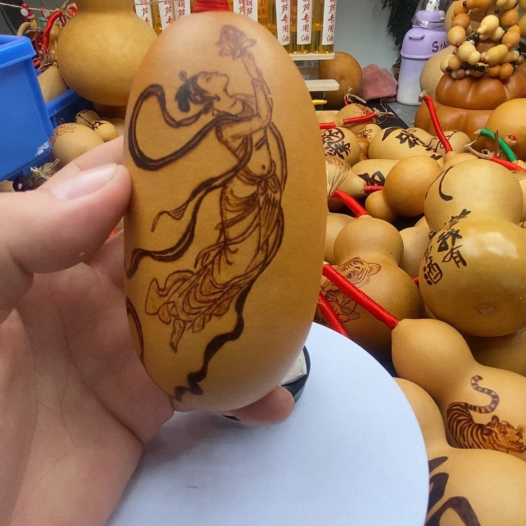 迷***｝香榧木葫芦工艺品