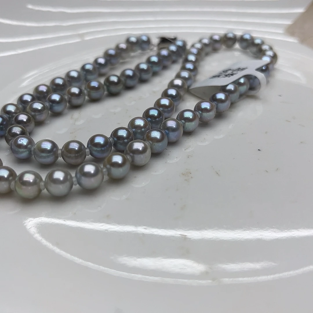 海水珍珠颈饰银S925镶嵌