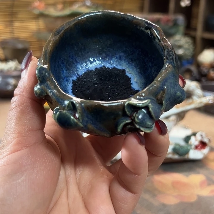 手工粗陶高温茶器