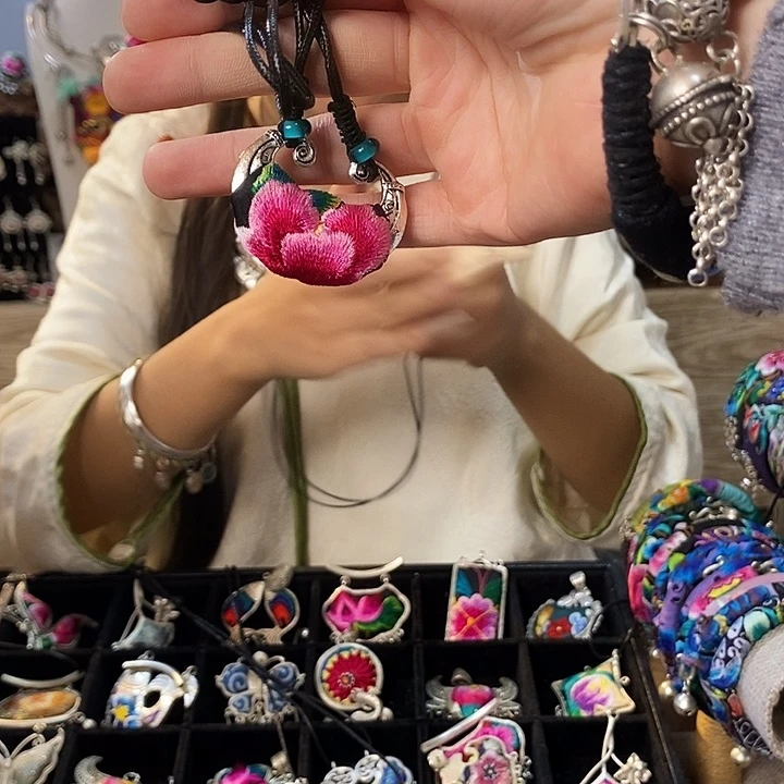 纯铜花岗石纯铜锡合金吊坠