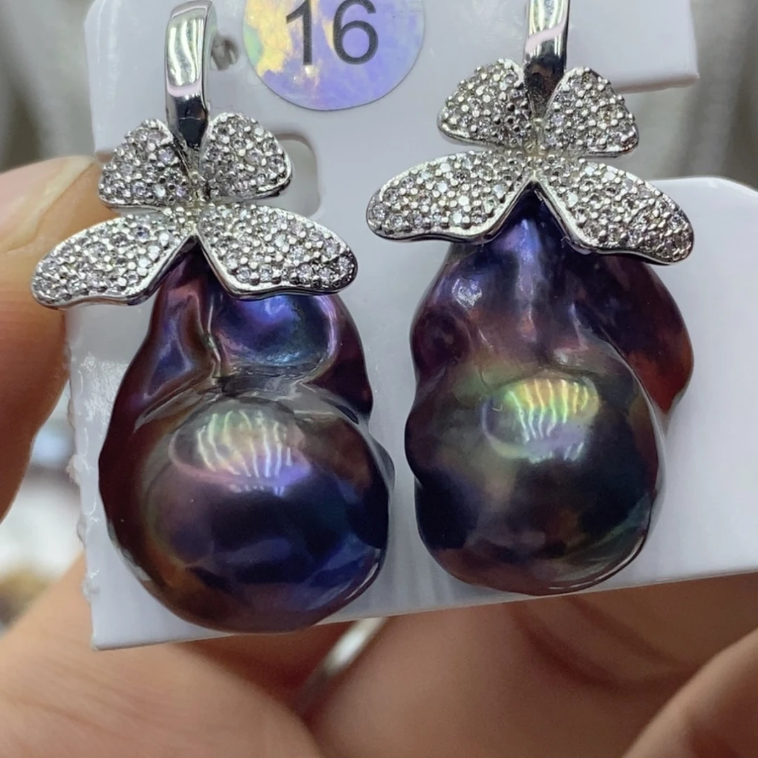 耳饰未镶嵌淡水珍珠