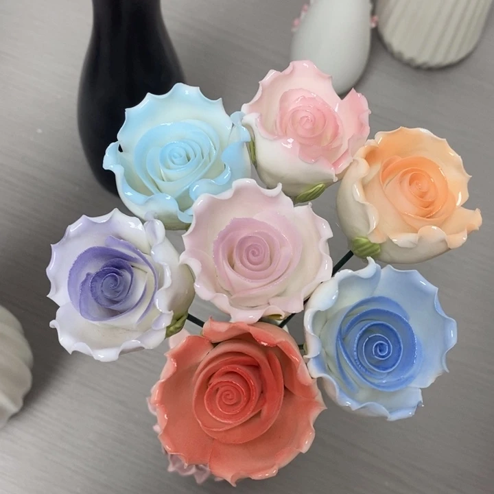 陶瓷陶瓷材料加工7朵