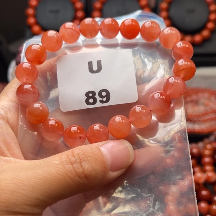 南红玛瑙未镶嵌多样性发货默认微瑕称重10mm