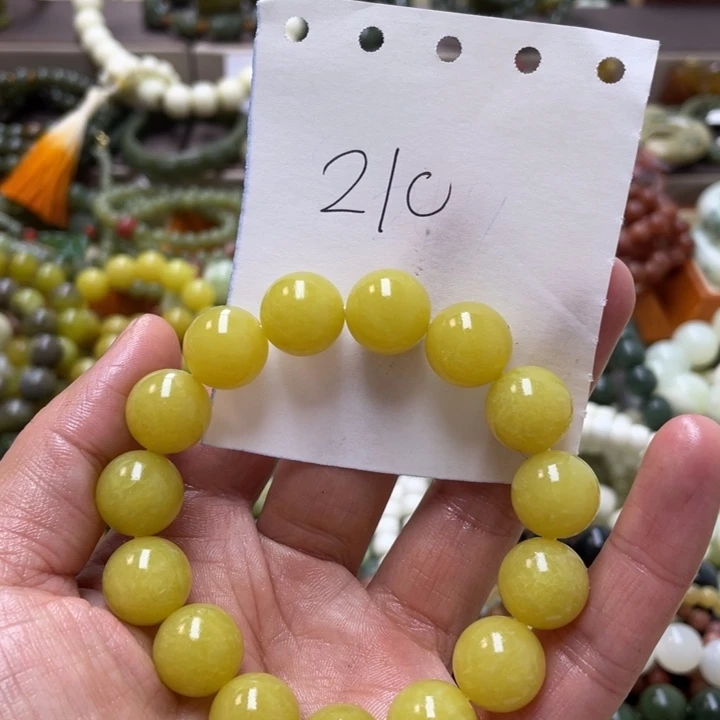 未镶嵌透闪石-蛇纹石玉手链