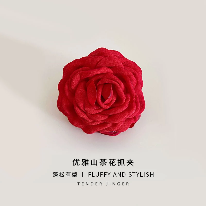 Tender Jinger氛围感山茶花抓夹T52SYC89812