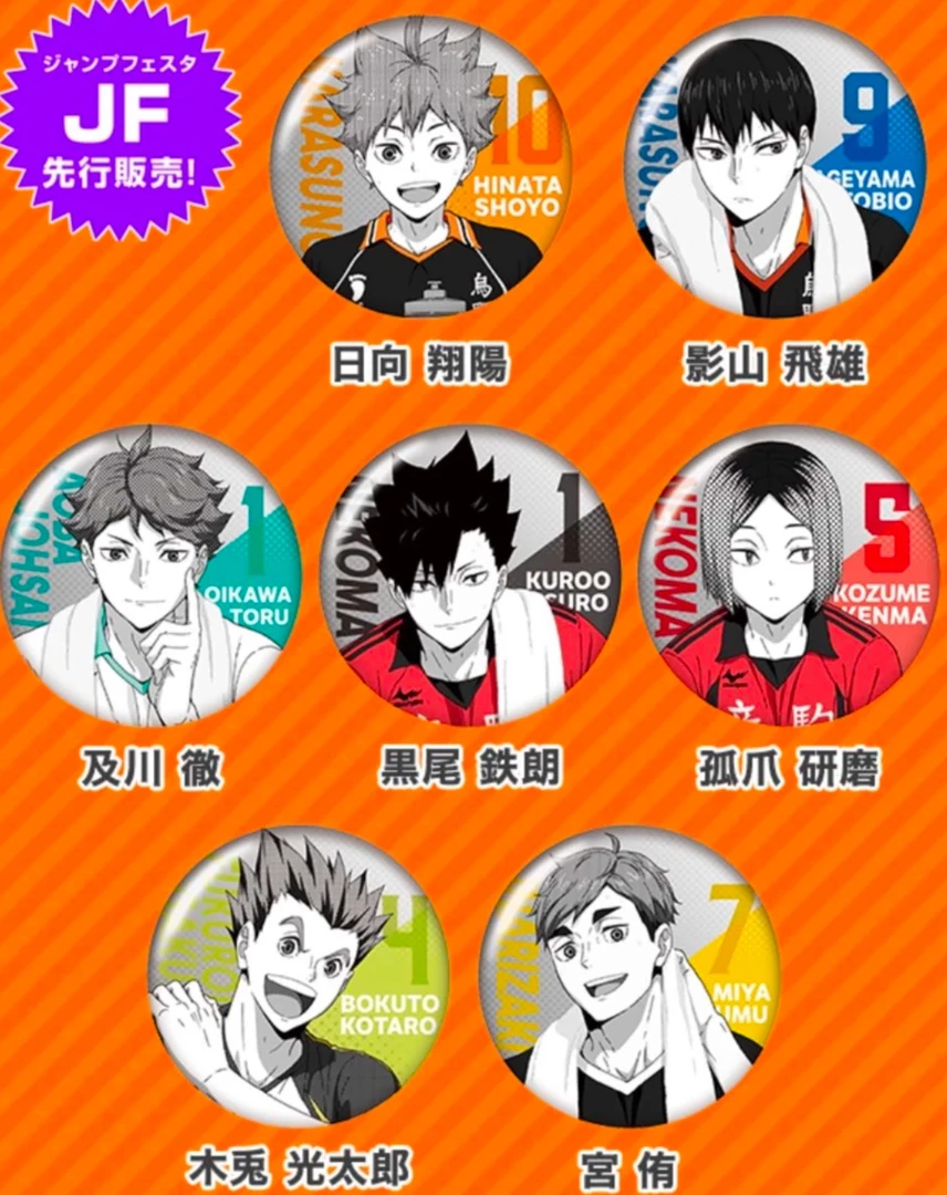 【锤锤】排球少年 2025jf 扭蛋吧唧（默认代拆）