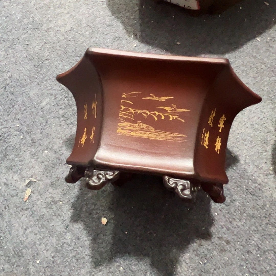 紫砂花盆紫砂花盆