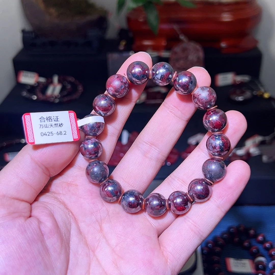 天然辰砂纯天然手串