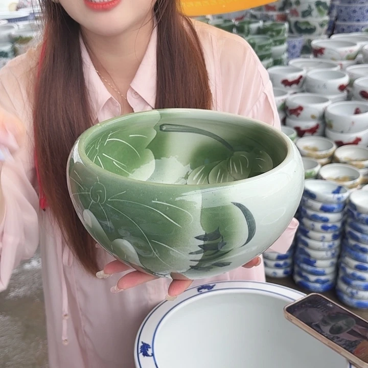 瓷片直径23厘米高13……