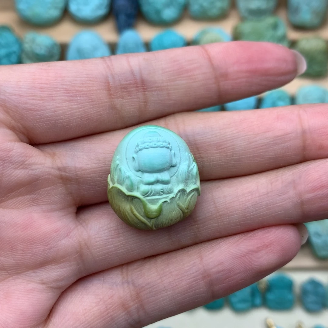 未镶嵌绿松石珠宝奇石