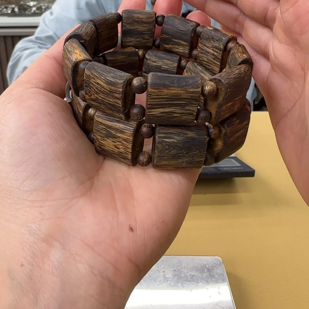 沉香手串绿棋手排珠多样性发货1条15克