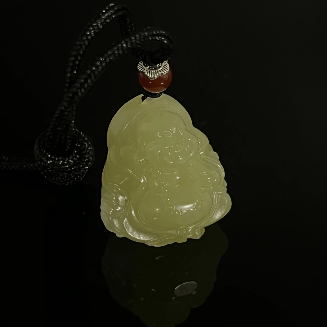 20世纪和田玉弥勒佛/HY515550/金玉良缘/槐荫山房