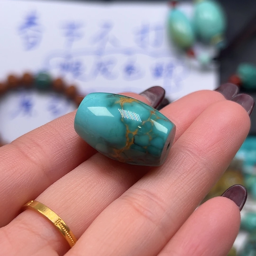 绿松石珠宝半成品未镶嵌