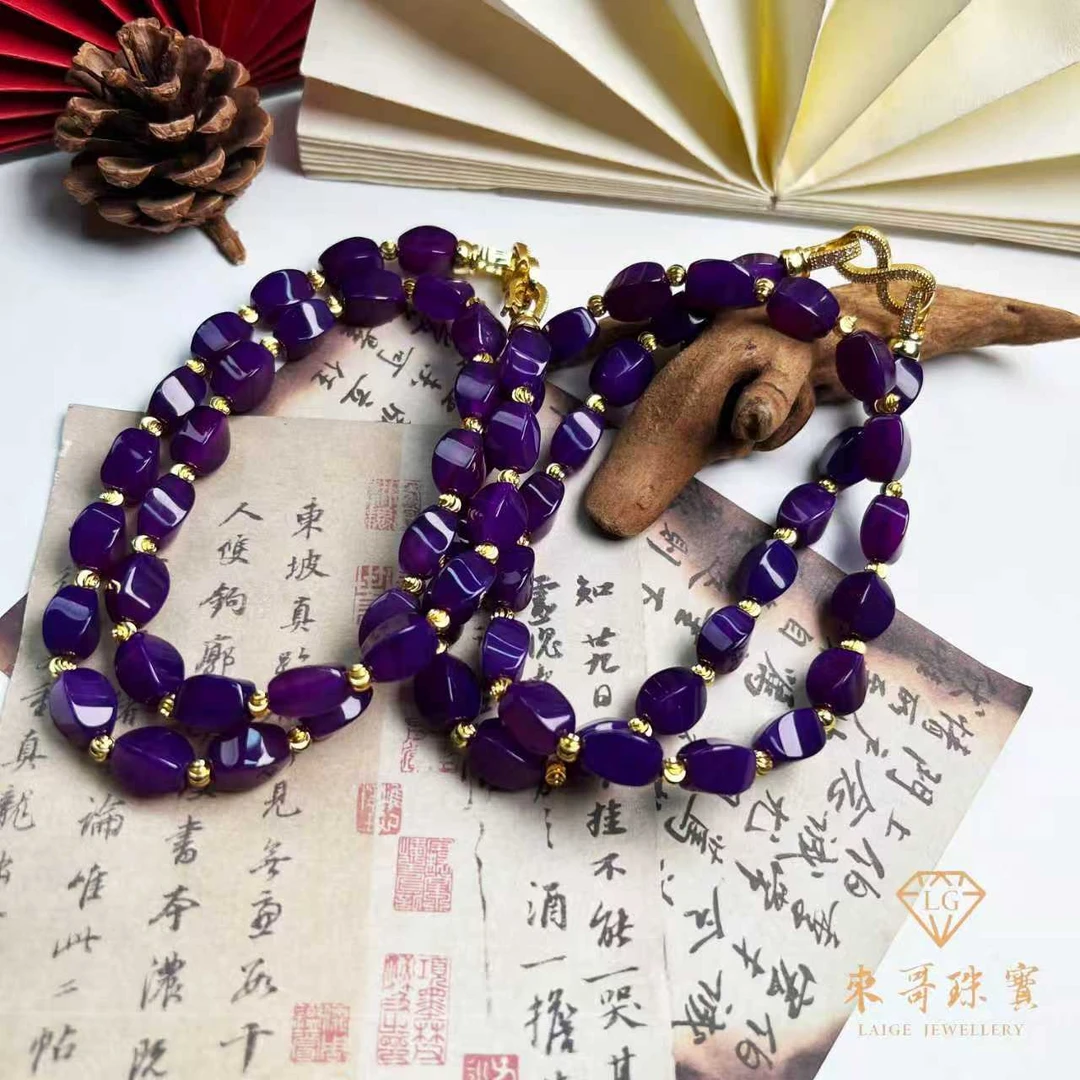 【贵族甄选】满色满紫杉醇扭转乾坤轻奢时尚妈妈链项链多样性发一件