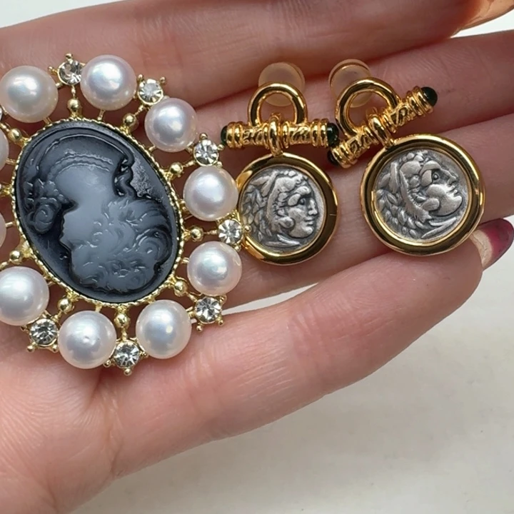 淡水珍珠耳饰未镶嵌