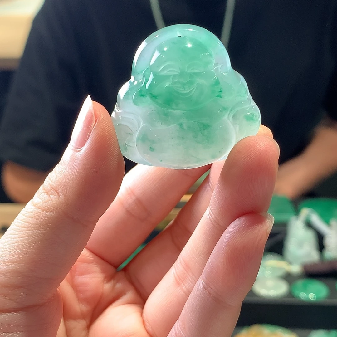 石英质玉未镶嵌吊坠