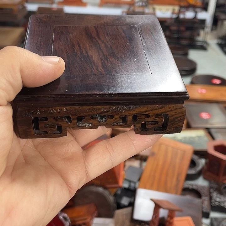 红木底座工艺品紫砂红木底座工艺品