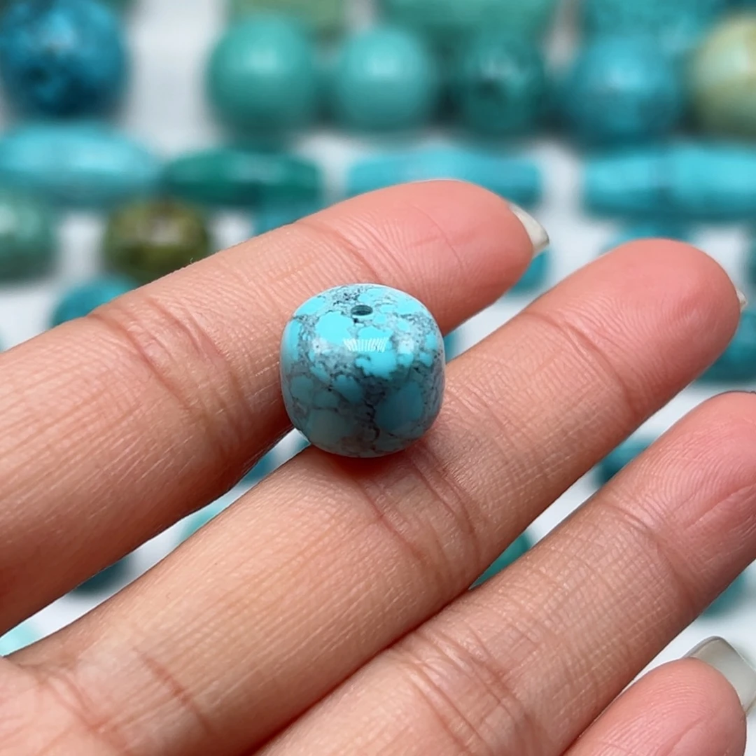 绿松石珠宝奇石未镶嵌老*