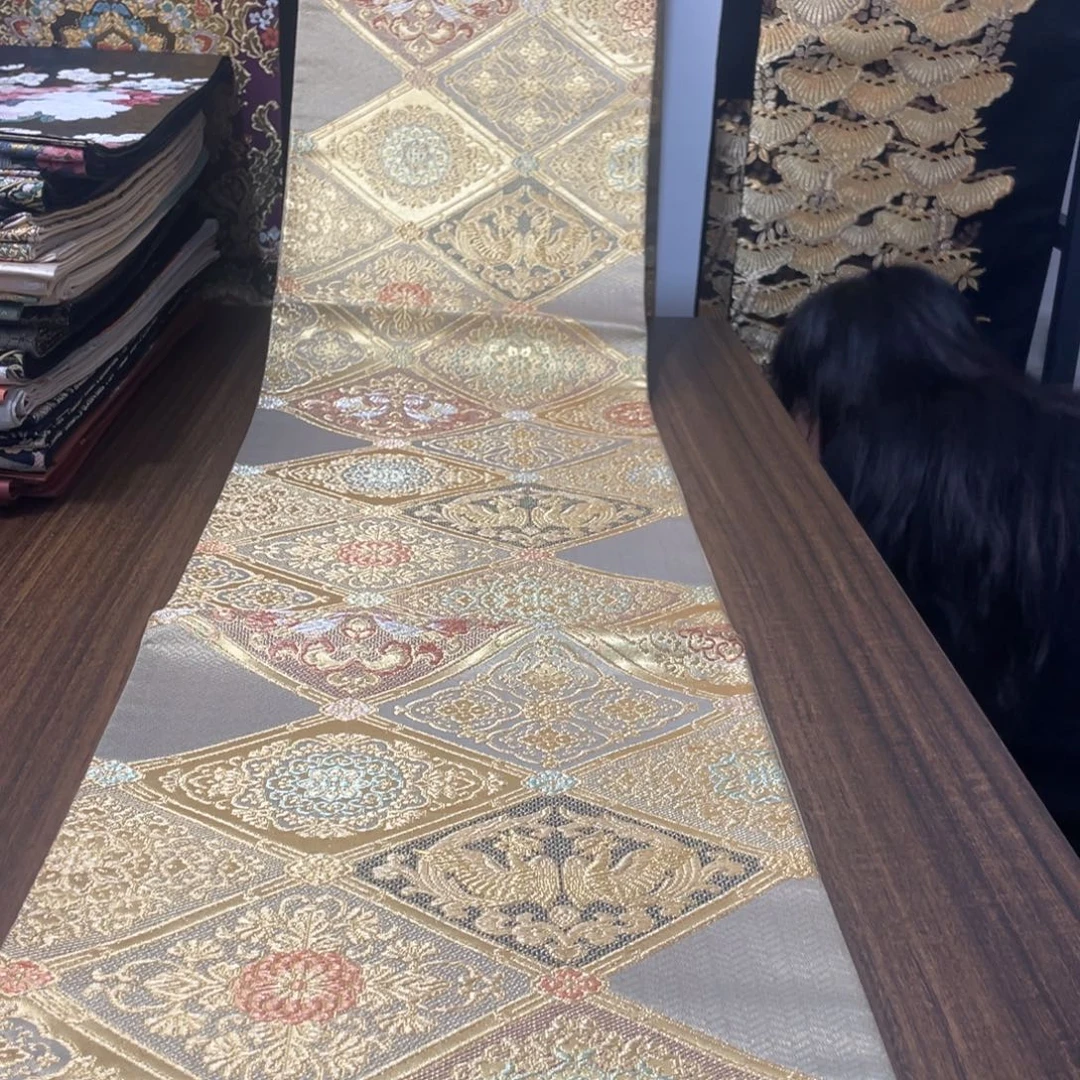 织绣35 唐锦西阵织桌旗