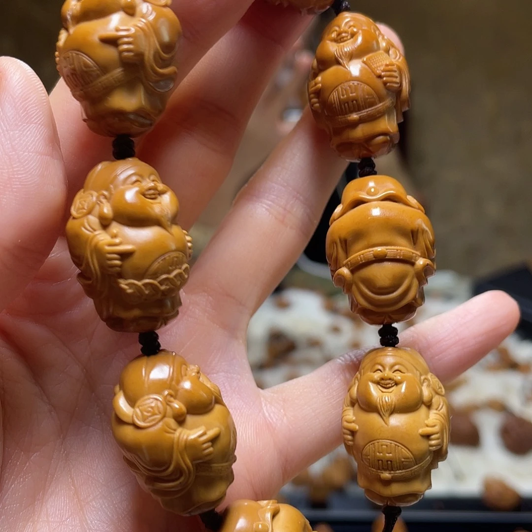 橄榄核手串/手链橄榄核 财神