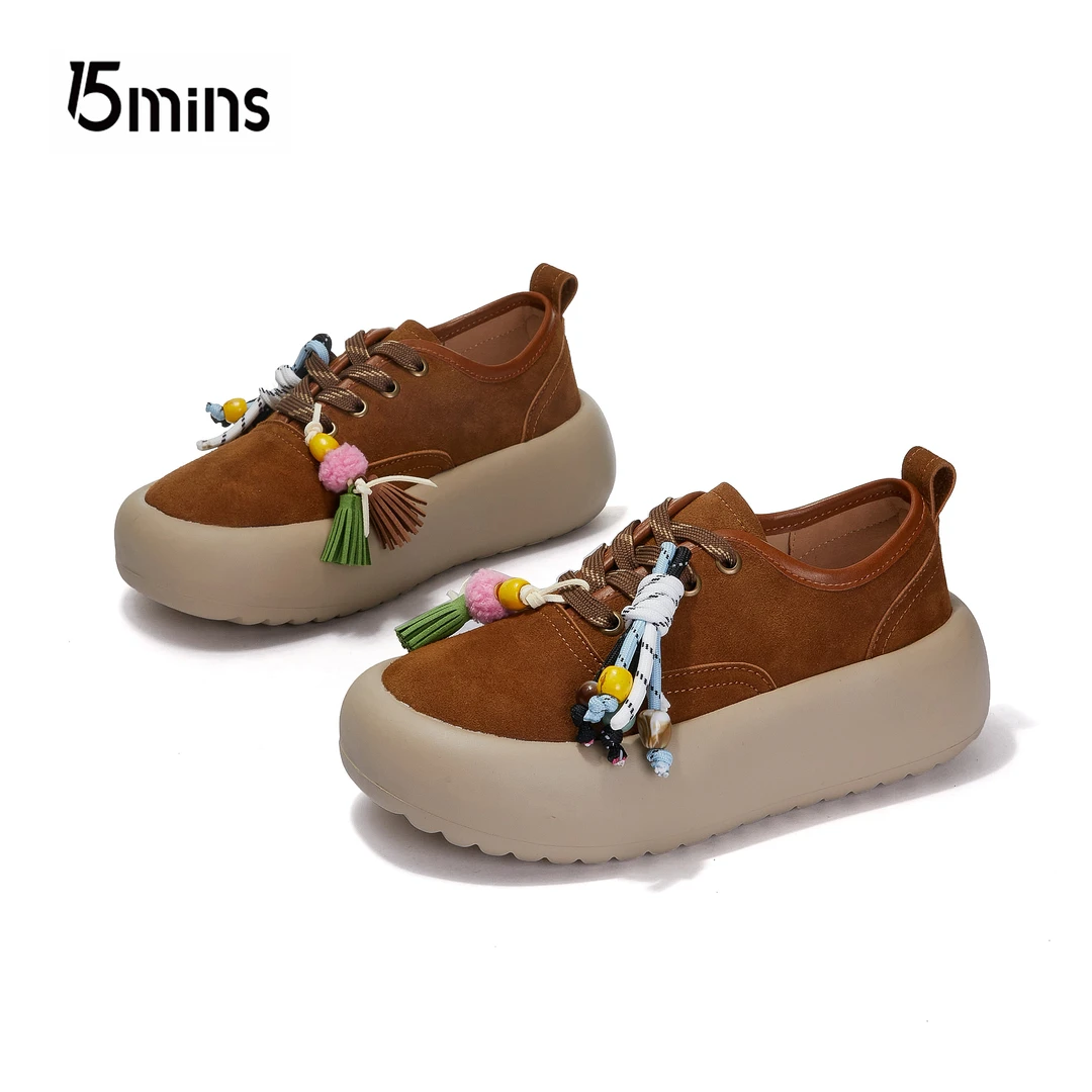 15MINS/15分钟秋季上新百搭厚底博肯鞋A4727