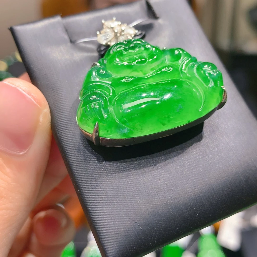 【闪购商品】翡翠银S925镶嵌颈饰6柒姐