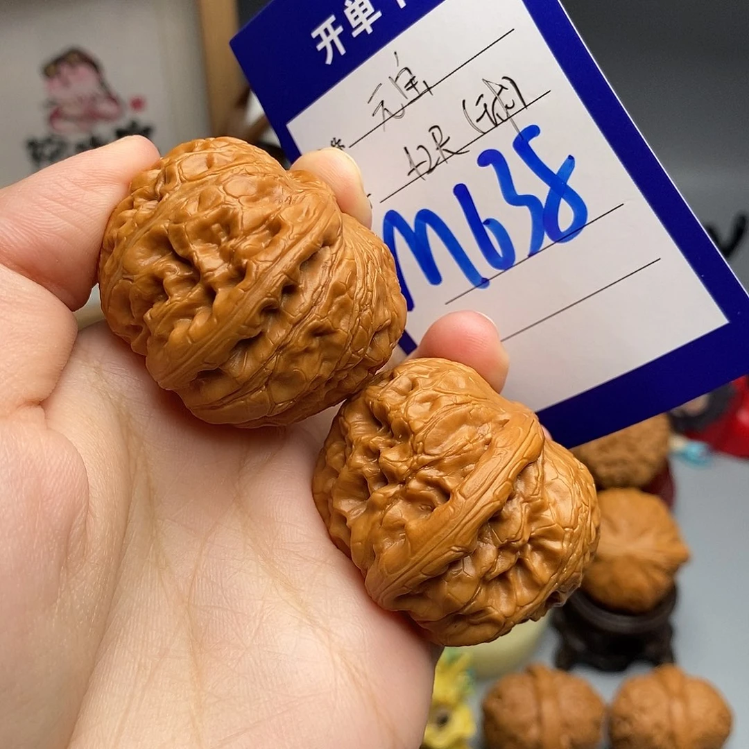喜***哥吊坠文玩核桃元宝42