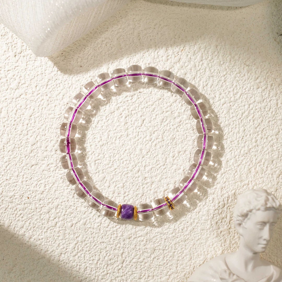 【事事顺心】 水晶手串 （天然珠宝多样性发其一）