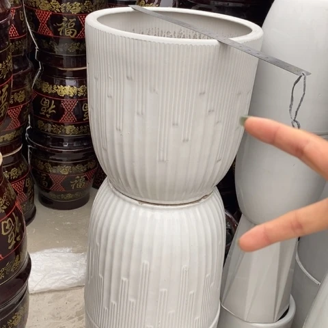 低腰白钢琴特大口40/40（2个）