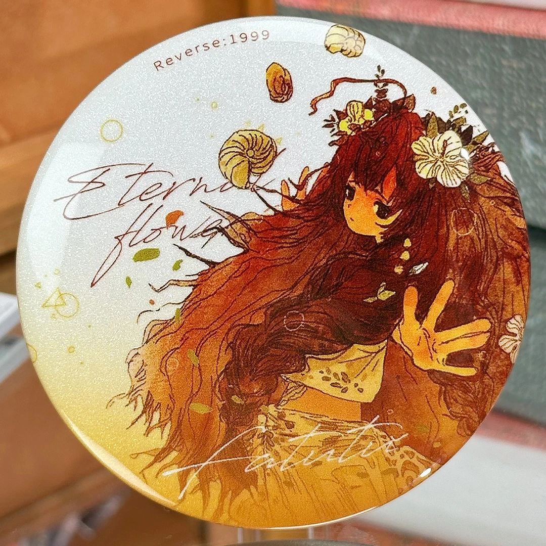 【种葱日记】重返未来1999永生花水彩图图石子侧脸同人谷子吧唧徽章