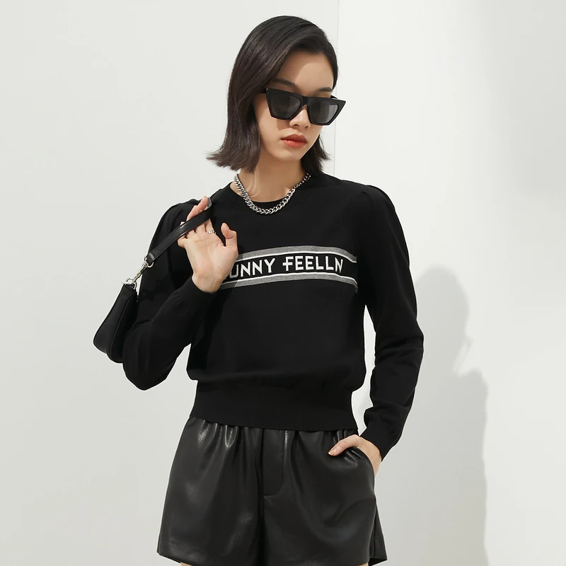 【婧文专属】FF||仿佛毛针织衫女爆款印花FZ00835