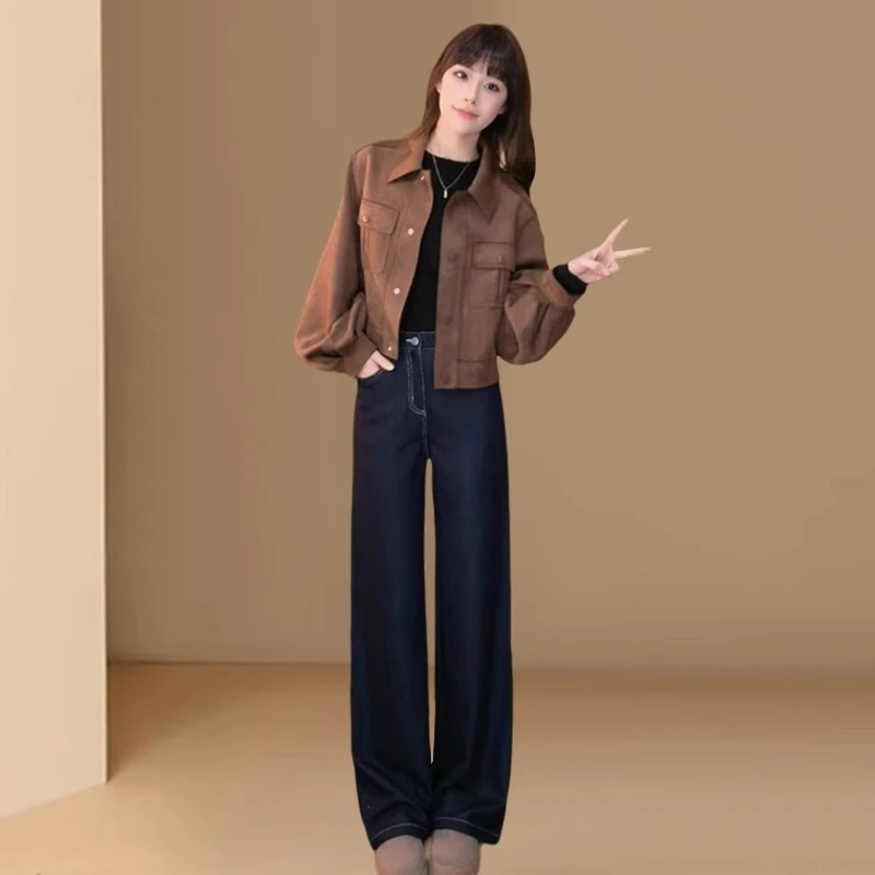 2025洋气时尚短外套女春季新款小个子韩版宽松休闲显瘦夹克上衣潮