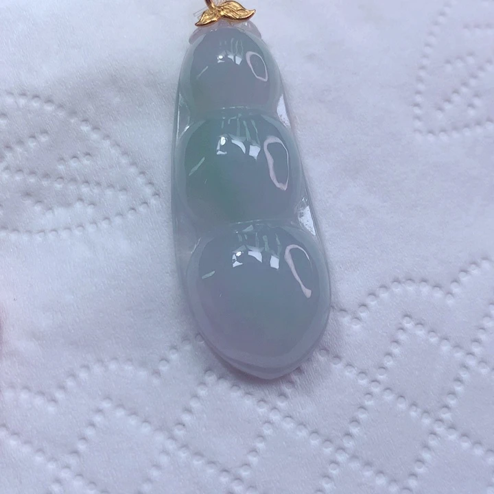 定制翡翠18K金镶嵌翡翠