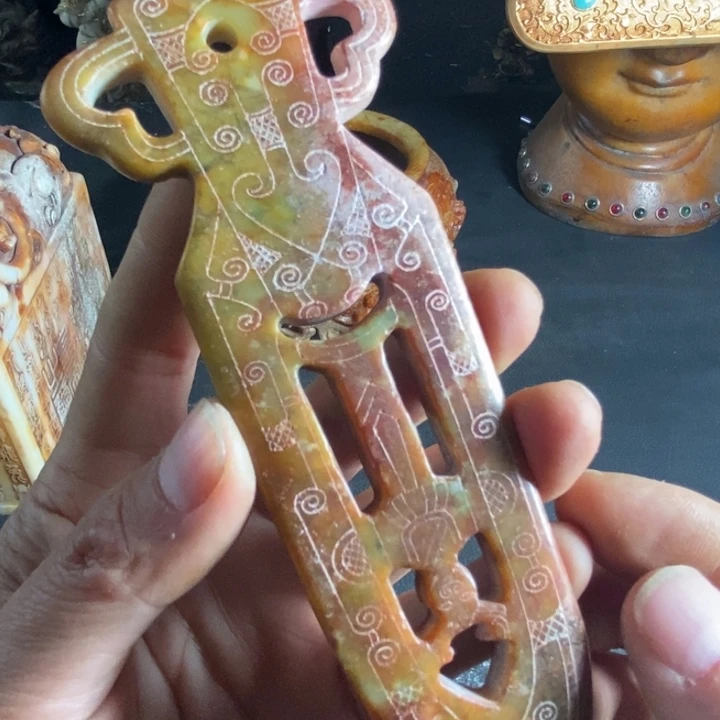 和田玉未镶嵌摆件