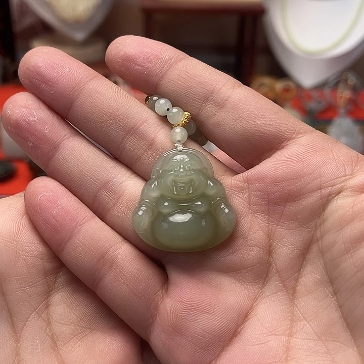 颈饰未镶嵌和田玉30佛公