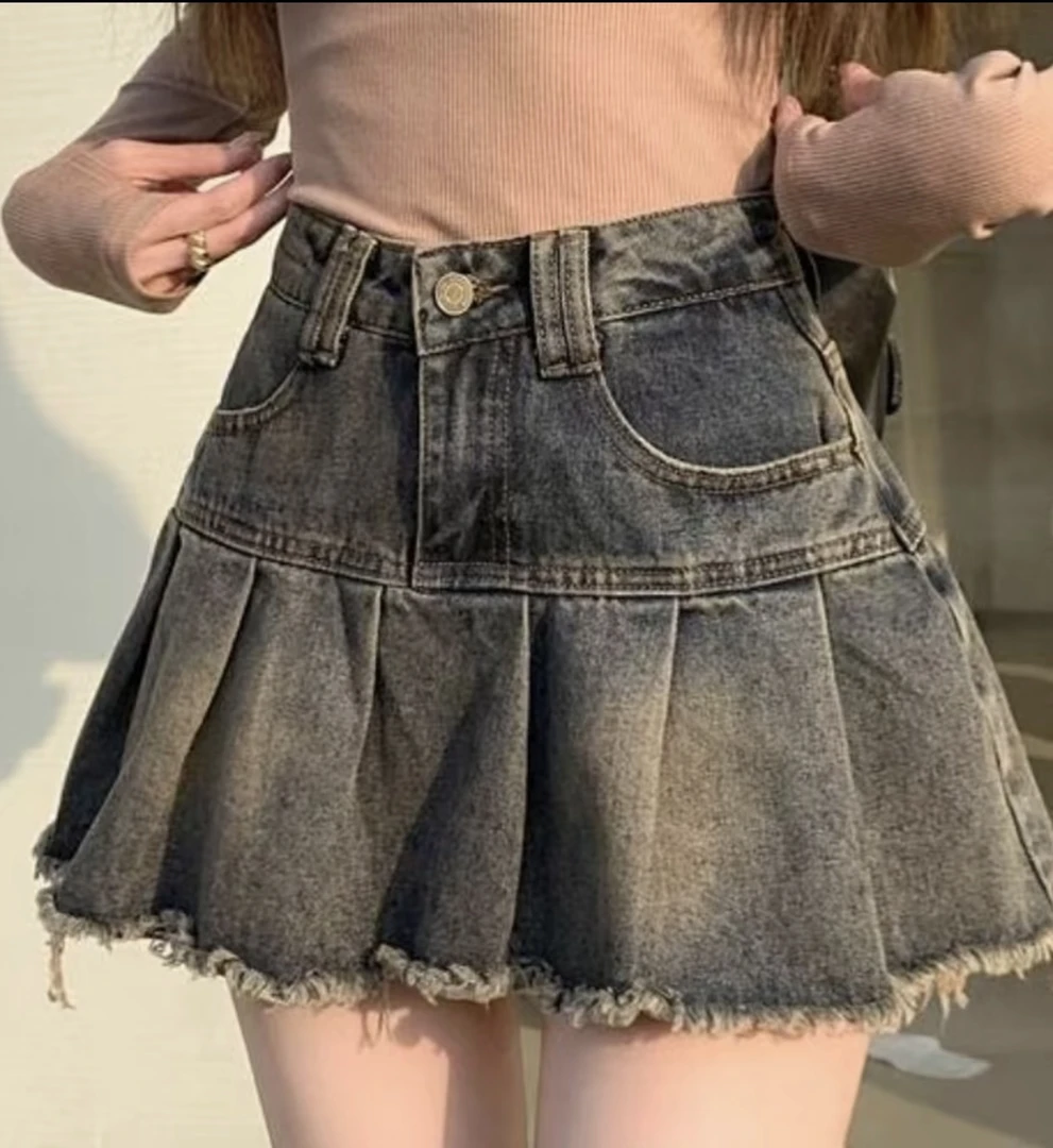 【251-300】牛仔短裙