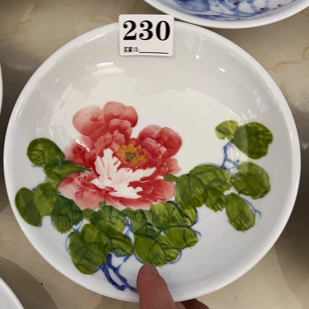 瓷片景德镇陶瓷手工手绘制作