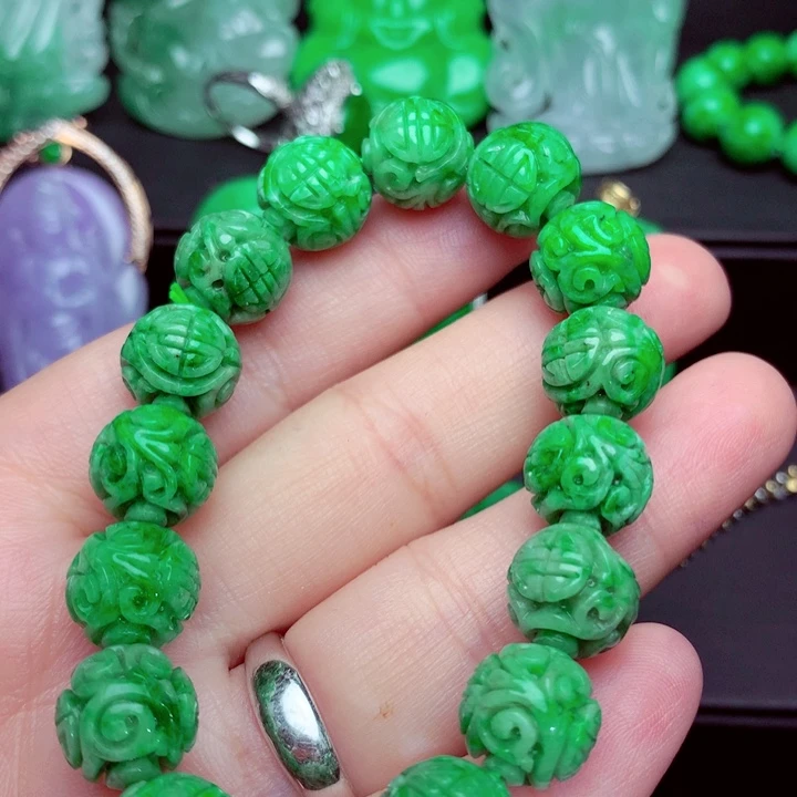 翡翠未镶嵌手链手链