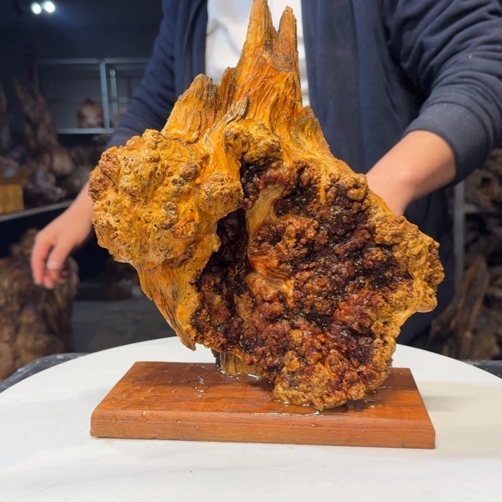 木禅王一刀琥珀木182