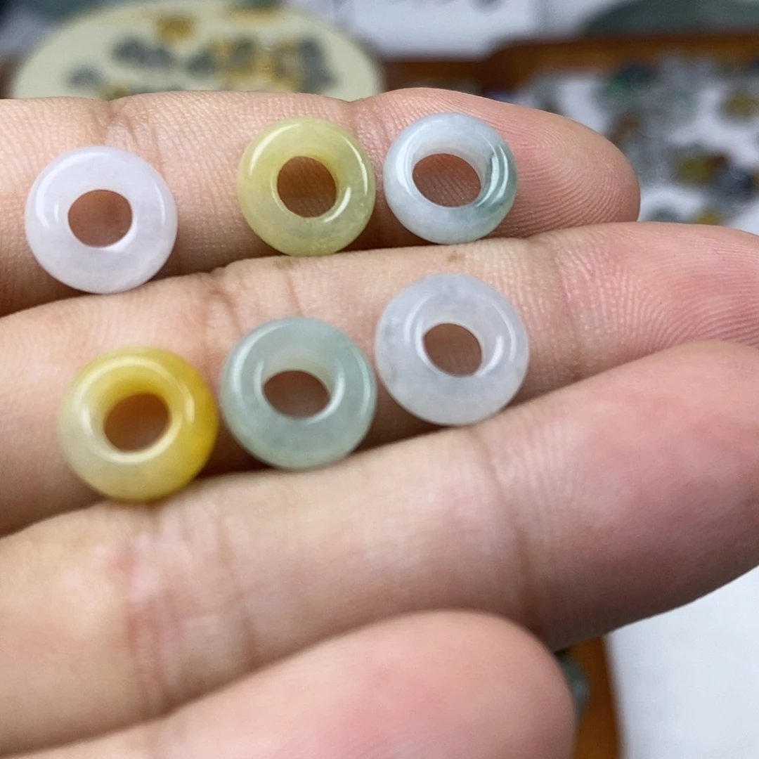 翡翠戒指未镶嵌瓶*小甜甜圈