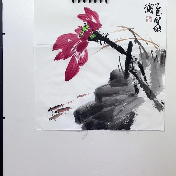 国画张圣敏先生纯手绘作品