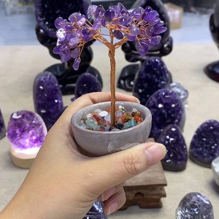 大型摆件（非配饰）未镶嵌紫晶
