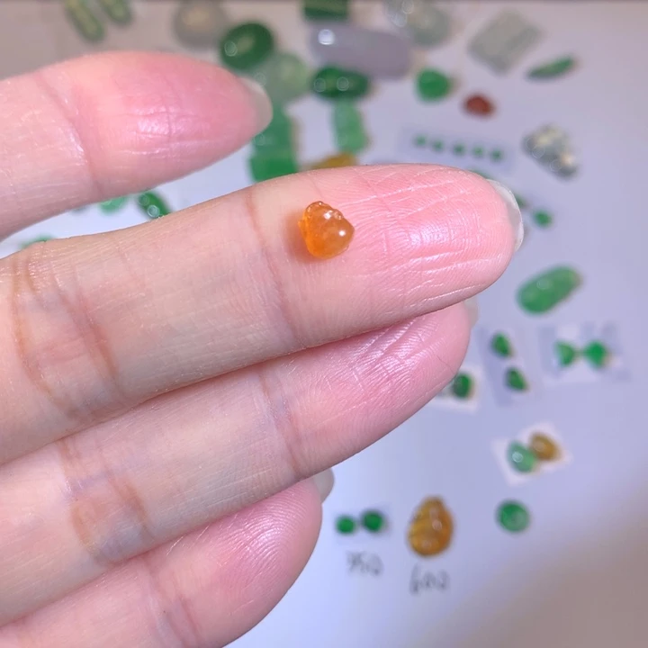 翡翠未镶嵌套链金蟾