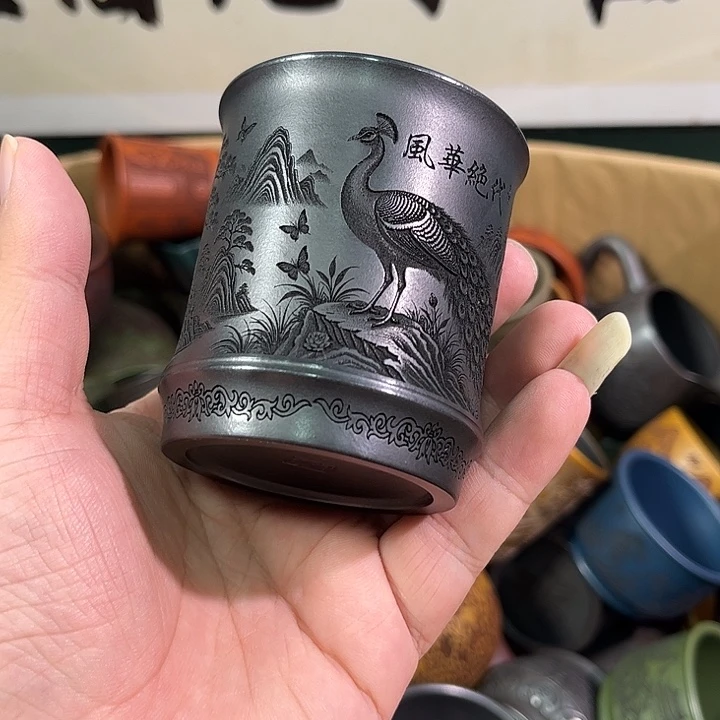 茶杯紫砂全手工紫砂主人杯